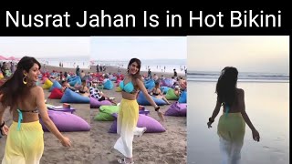 Nusrat Jahan The Bikini Girl Leaked Her New Vedio At Beach Beat Broke