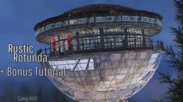 Fallout 76 Camp Build | Rustic Rotunda | Clean // Modern // Tutorial