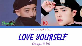 Chanyeol feat D.O (EXO) - Love Yourself (cover by Justin Bieber) English | Indonesia
