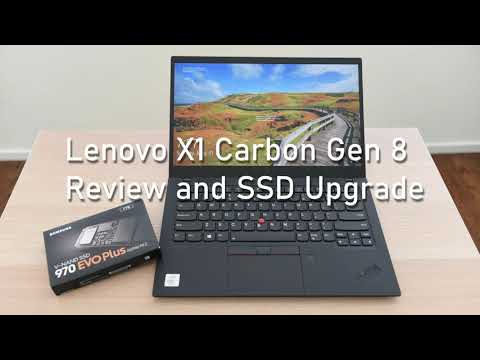 Lenovo Thinkpad X1 Carbon Gen 8 Review and SSD Upgrade - escueladeparteras