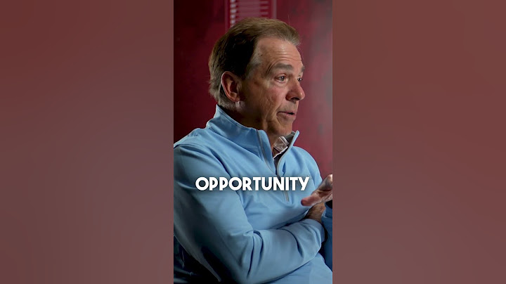 Nick Saban on how football changed his life 🥺#AlabamaCrimsonTide #NickSaban #JoelKlattShow