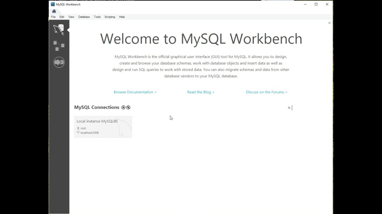 Database management software mysql installing process - YouTube