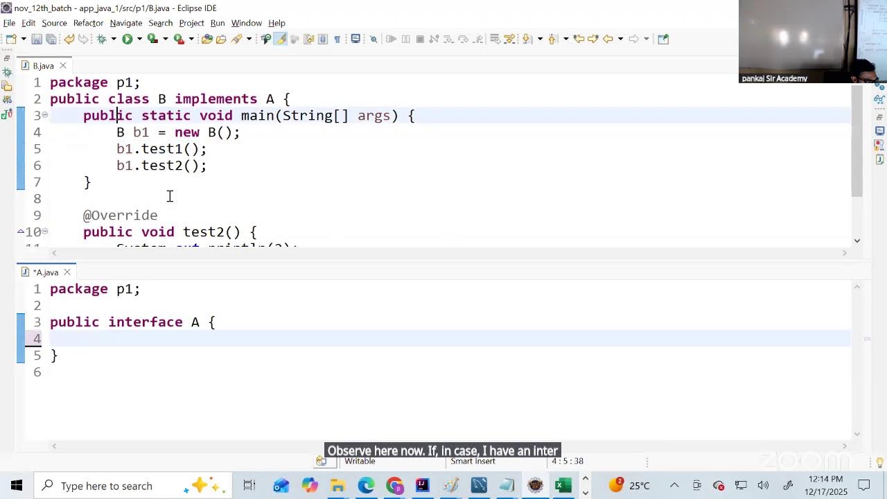 12th Nov batch -Core Java Day 17 - YouTube