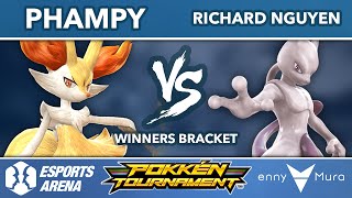 Phampy (Braixen) vs Richard Nyugen (Mewtwo) - eSports Arena Pokken Open 1.0 W
