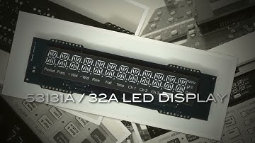 HP / Agilent 53131A / 53132A VFD to LED Display Replacement