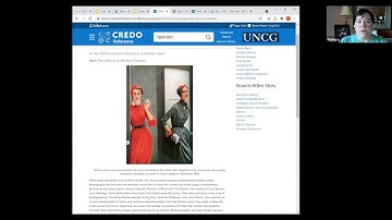 UNCG Libraries Research and Application Webinar: CREDO Reference