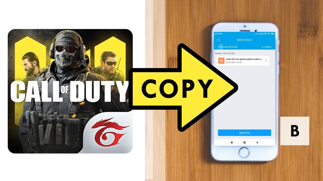 ShareGAME - Copy Call of Duty Mobile GARENA with WIFi no Internet - YouTube