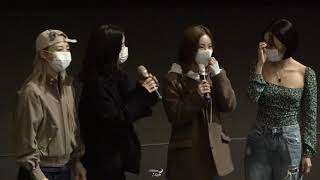 211212 WAW콘서트 상영회 영등포 14시 무대인사