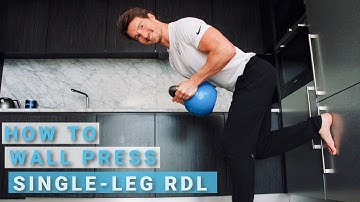 Wall Press Single Leg RDL