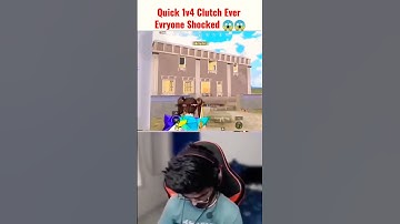 Quick 1v4 Clutch Ever | Everyone Shocked 😱😱 #youtubeshorts #shorts #viralshorts #viral #lolzzzgaming