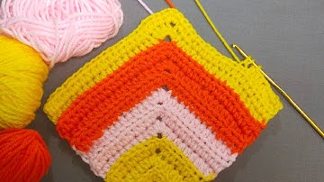 How to Crochet Mitered Square Cloth- Kitchen and Bath Dishcloth Washcloth