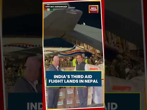 Nepal Floods: 3rd India Relief Flight Reaches Kathmandu With Medical, Rescue Teams #nepalflood