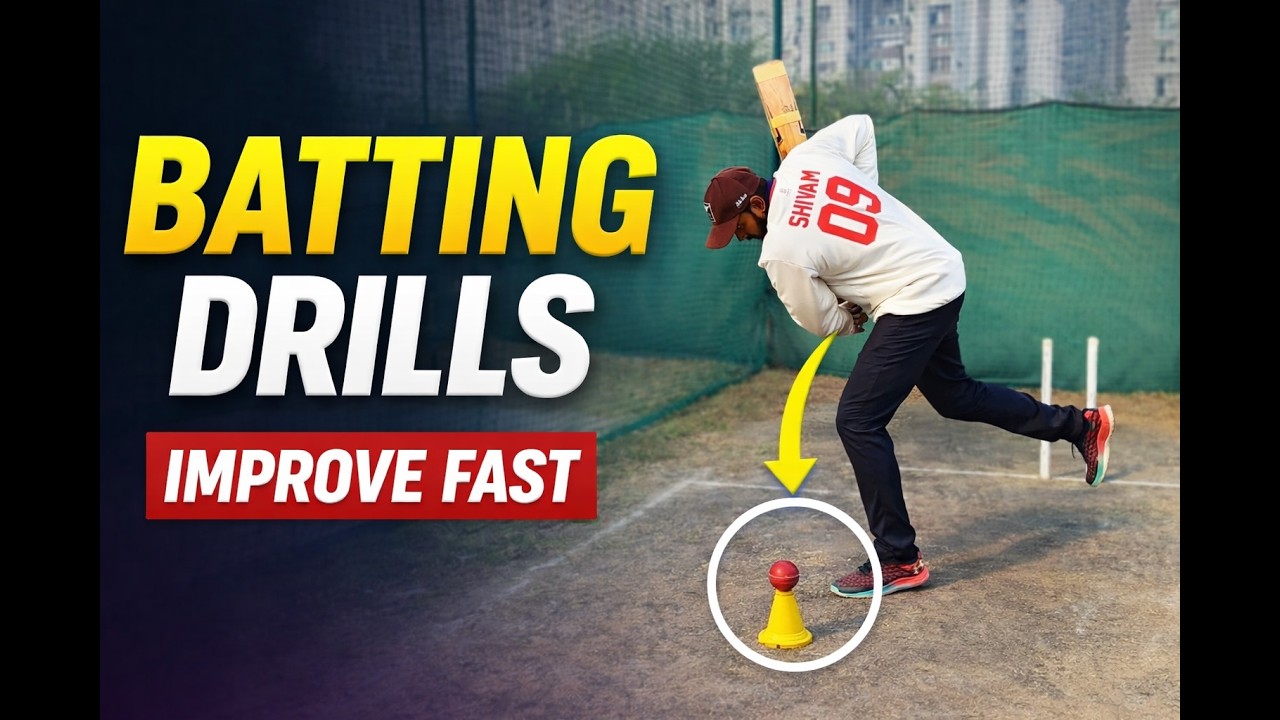 How to Improve Batting with Simple Practice Drills | Cricket Coaching ...