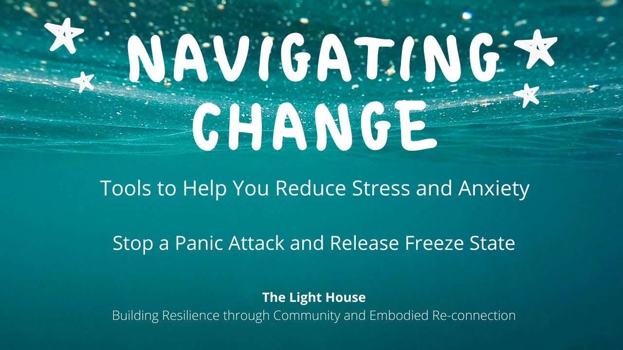 How to STOP a Panic Attack and Release the Freeze Response - YouTube