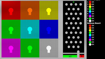 Multiply or Release (9 colors) - Marble battle in Algodoo - Thc Game Mobile