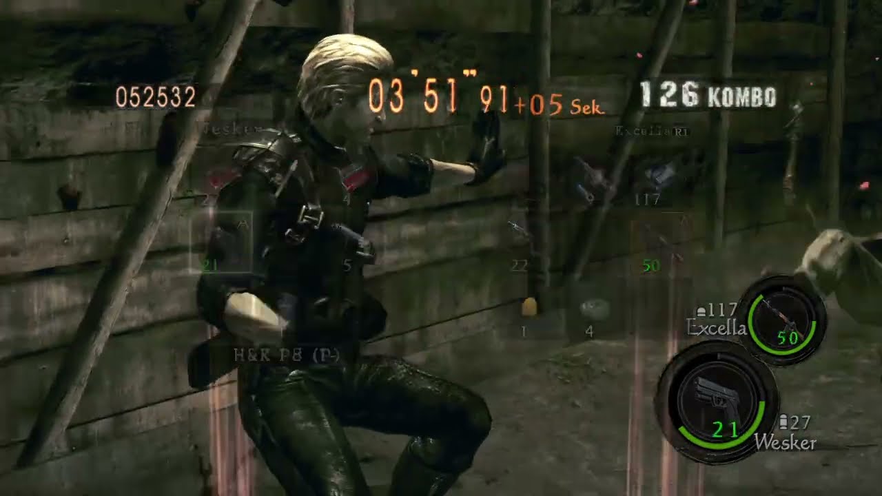 Resident Evil 5 - The Mercenaries United The Mines 883k Duo