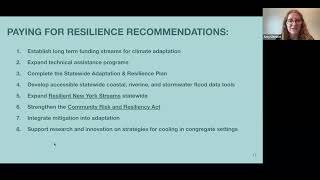 The Scale of New York State's Climate Adaptation Costs: Press Briefing