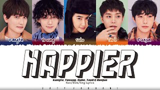 SMTOWN - 'Happier' [Kangta, Yesung, Suho, Taeil, Renjun] Lyrics