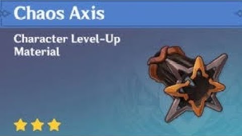 HOW TO GET CHAOS AXIS Genshin Impact