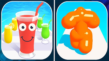 ✅ Juice Run 🆚 Tall Man Run - Max Level Gameplay iOS,Android Videos Walkthrough Pro Mobile Game CESG3