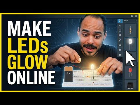 How to Light and LED TinkerCad Tutorial : Step-by-Step LED Circuit for…