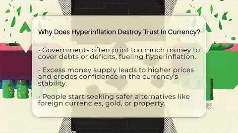 Why Does Hyperinflation Destroy Trust In Currency? - Inflation Insight Channel