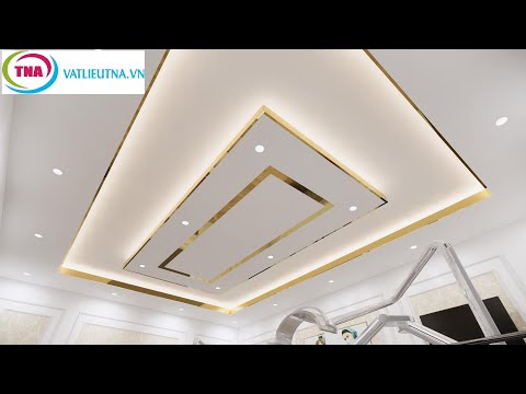 Video Cách dán nẹp la inox trần thạch cao đơn giản - youtube