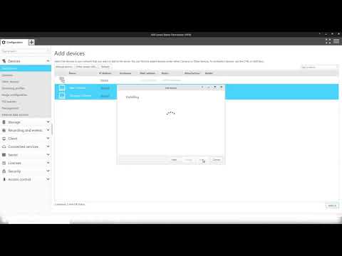 AXIS Camera Station Secure Entry - Basic setup