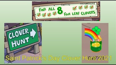 Box Critters Clover Hunt! Saint Patrick