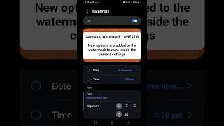 Samsung Camera Watermark features in ONE UI 6 | Android 14 Changes screenshot 4