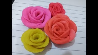 How To Make Clay Roses Diy Clay Rose Step By Step Tutorial