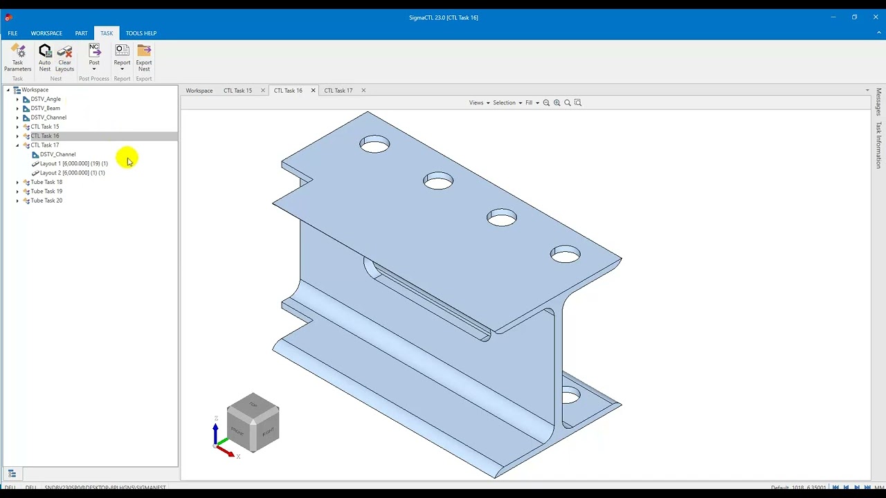 SigmaCTL   DSTV STEP Import Samples
