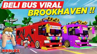BELI DAN MODIF BUS TELOLET MATA VIRAL DI BROOKHAVEN LANGSUNG OLENG !! ROLEPLAY BUS - Roblox screenshot 4