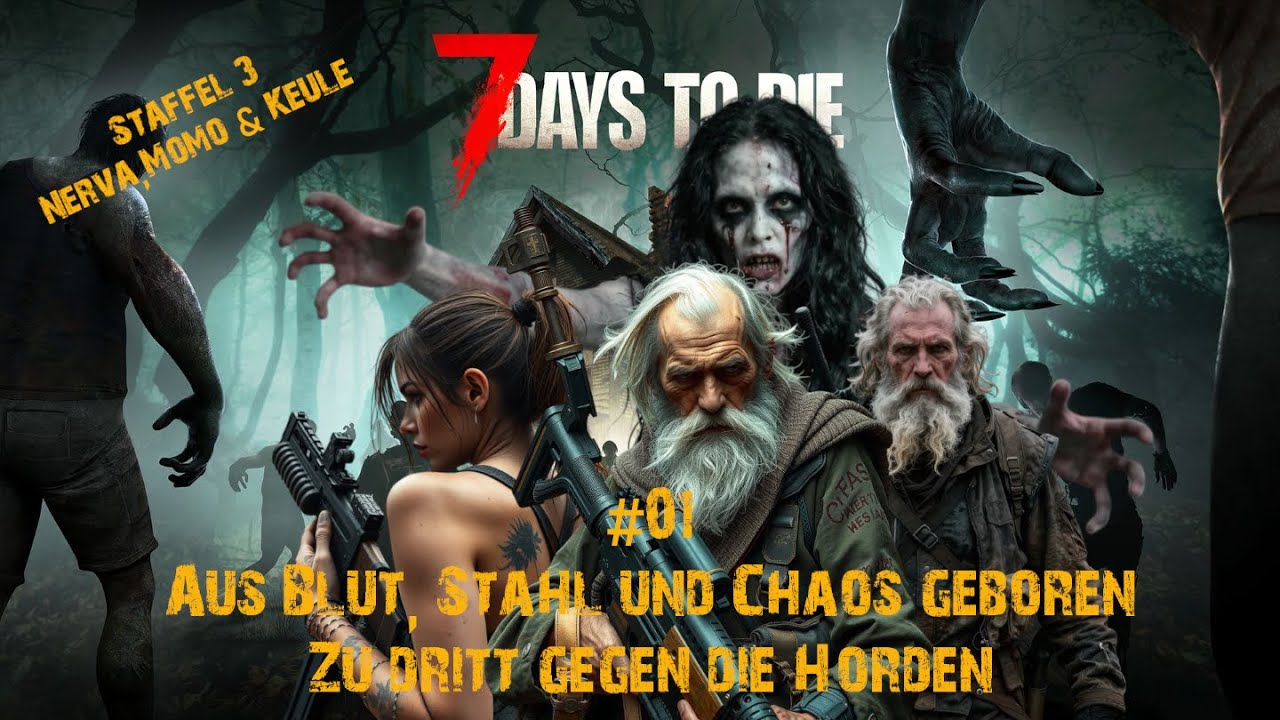 7 Days to Die - #01 Neuer Start - Zu Dritt gegen die Horden