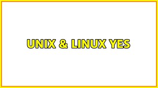 Unix & Linux: yes