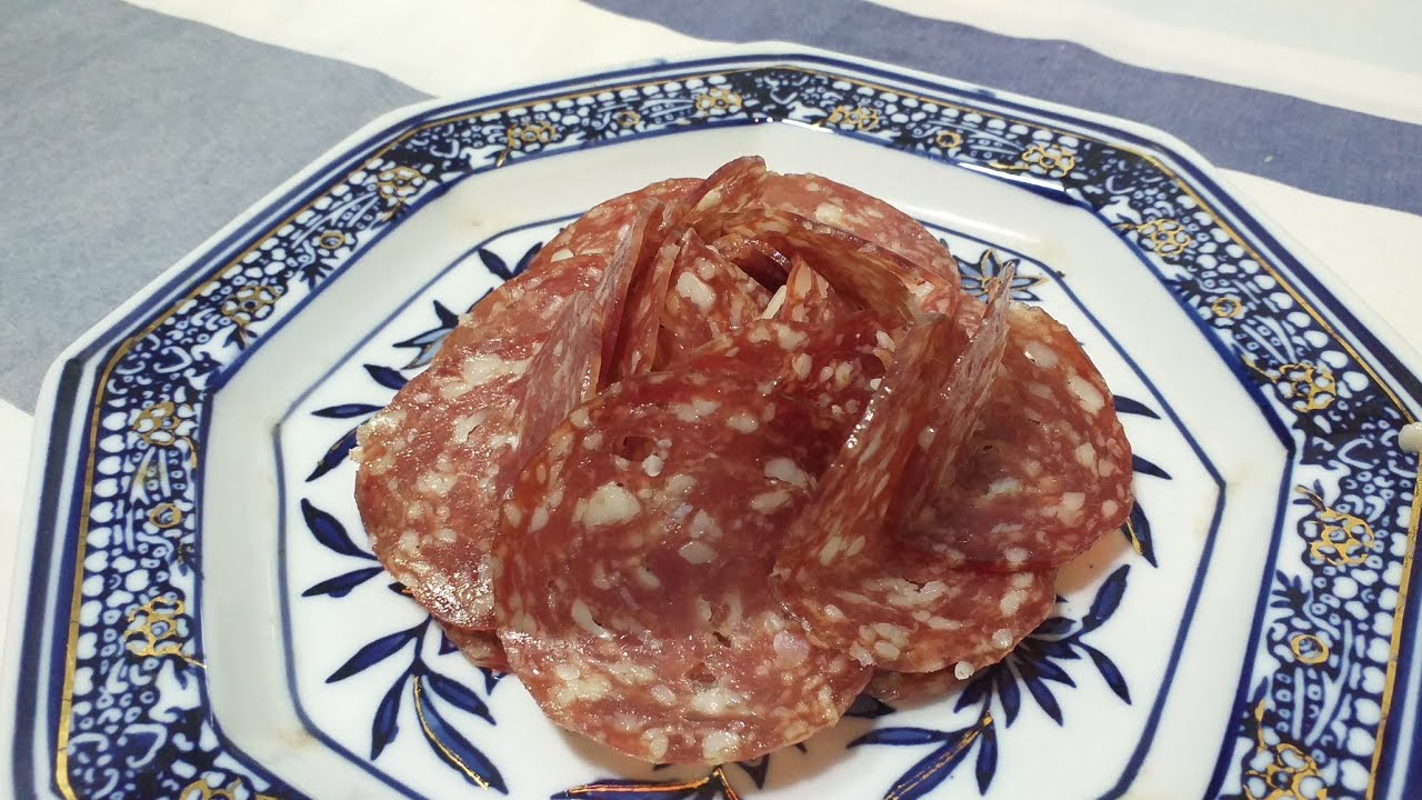 Como fazer uma flor de salame, super fácil e rápida ! YouTube