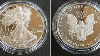 Athlete Statistics USA 2003 1oz Silver One Dollar Coin WORTH?