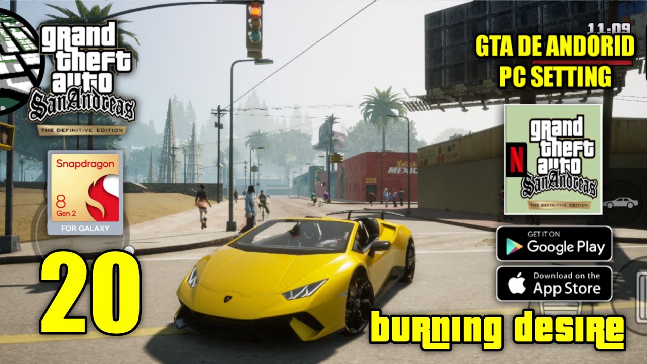 GTA San Andreas Definitive Edition Android Mod Graphics PC Settings ...