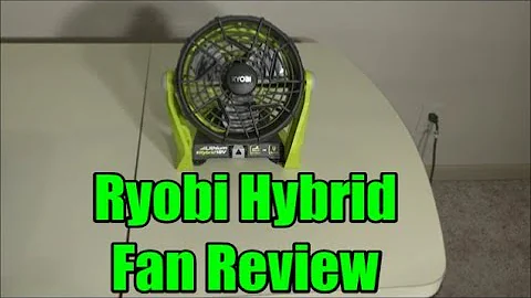 Ryobi 18-Volt ONE+ Hybrid Fan Product Review (P3320)