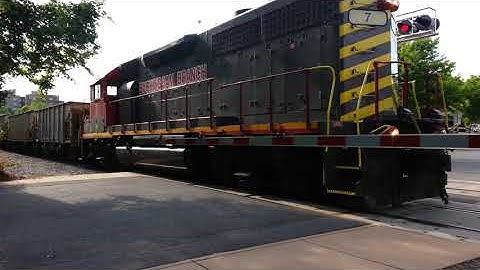 Buckingham Branch Z621 returning from the NS interchange in Charlottesville Virginia
