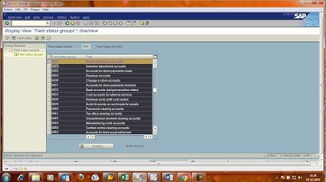 Create/Define Field Status Variant & Field Status Groups & Group settings in SAP FI module.
