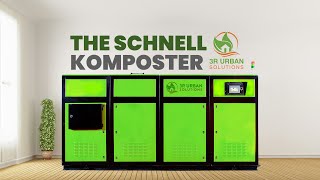 The Schnell Komposter by 3R Urban Solutions: Turn Food Waste into Compost in Just 24 Hours
