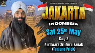Day 2 Jakarta, Indonesia | Gurdwara Sri Guru Nanak (Tanjung Priok) | Bhai Harinder Singh Ji | Nkj