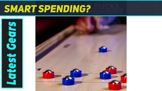 `GoSports Shuffleboard & Curling: Epic 2-in-1 Tabletop Board Game!