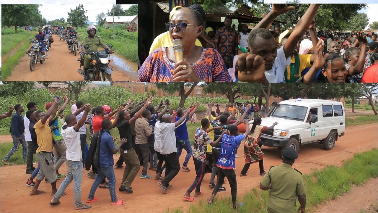 AMBULANCE MPYA YAPOKELEWA  BARABARANI NA WANANCHI WA ITENKA MBUNGE WAO KAWALETEA