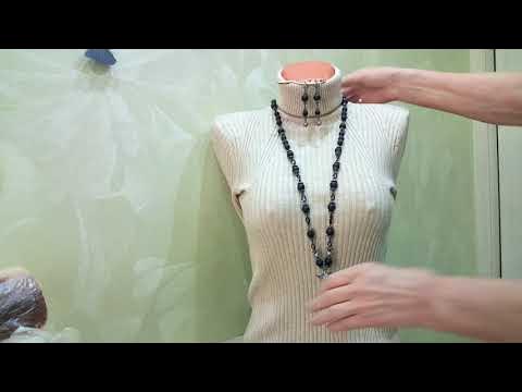 #Челлендж#Черное в украшении #Сотуар# Украшения ручнойработы из бусин ...