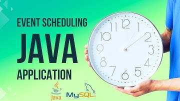 E - Event Scheduling Java Application with MySQL