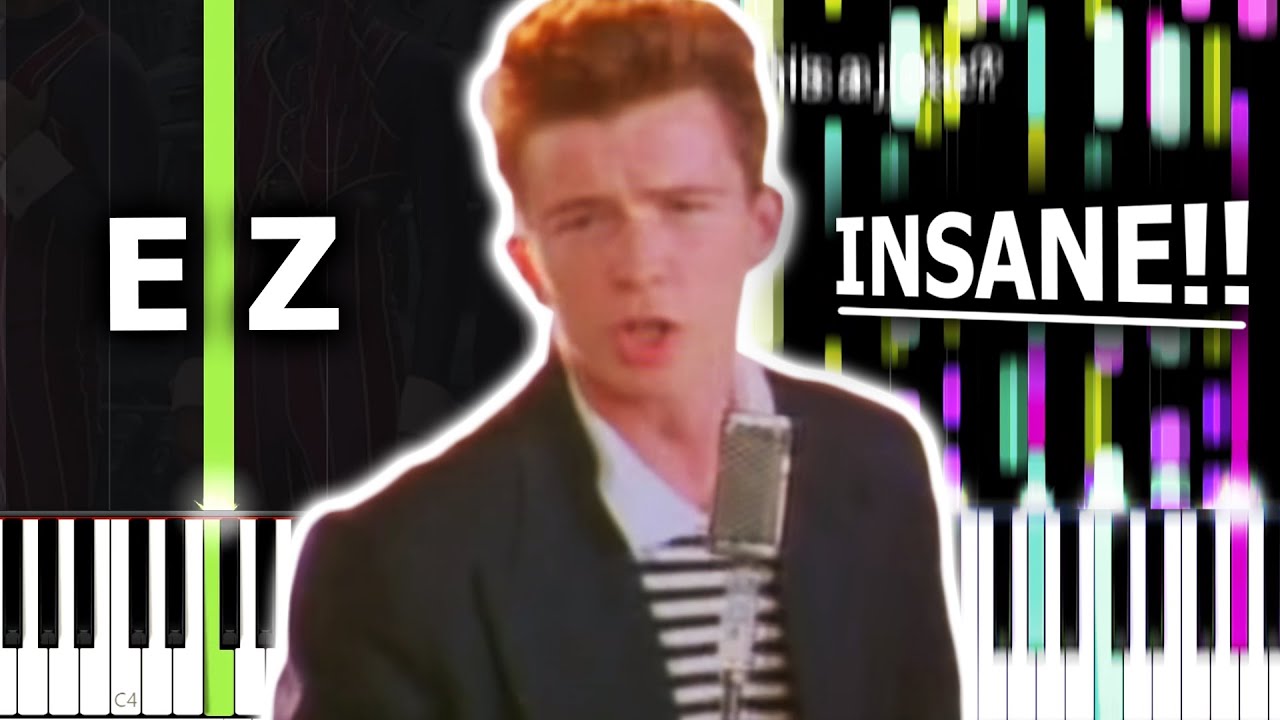 NEVER GONNA GIVE U UP, but it gets from EZ to INSANE - YouTube