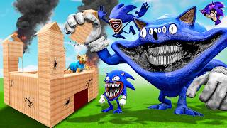 Can SONICS break into my FORT?! (Gmod Sandbox)