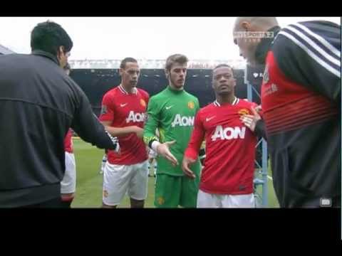 Luis Suarez Patrice Evra Handshake Incident 11/02/12